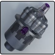 Dyson DC08T cycloon grijs-paars gebruikt