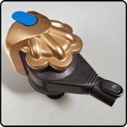 Dyson DC16 cycloon grijs goud gebruikt