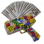 Money gun geld pistool cash cannon | Moneygun | Cashgun | Cashcannon | Geldpistool - inclusief nep geld - GRAFFITI