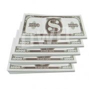 Money gun geld pistool cash cannon - geld biljetten - 1000 dollar - 250 biefjes
