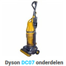 Dyson DC07 onderdelen accessoires motor filter zuigmond slang buis borstel handgreep kabelhaspel