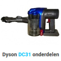 Dyson DC31 onderdelen accessoires motor filter zuigmond accu batterij borstel buis oplader