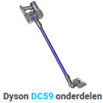 Dyson DC59 onderdelen accessoires motor filter zuigmond accu batterij borstel buis oplader