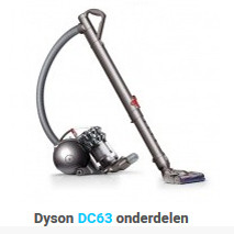 Dyson DC63 onderdelen accessoires motor filter zuigmond slang buis borstel handgreep kabelhaspel